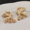 Acessórios de Joalheria Shangjia Cobre Fundido Filigrana de Imitação Borboleta Mariposa Materiais Pingentes Grampo de Cabelo Acessórios de Cabelo Estilo Étnico
