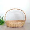 Cesta de Frutas Ratán Regalo Cesta de Flores Cesta de Frutas Cesta de Mano para Frutas Cesta de Regalo Embalaje Cesta de Bambú Tejida Cesta de Huevos