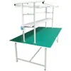 Mesa de Trabajo Antiestática de Doble Cara con Luz Taller de Fábrica de Producción Mesa de Ensamblaje Mesa de Empaque Mesa de Operaciones