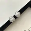 Brincos da Série Original de Joias de Alto Padrão para Mulheres, Corpo de Cobre, Pino de Prata, Contas de Concha, Brincos, Joias com Design de Alta Sensibilidade