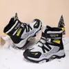 Zapatos de Algodón para Exteriores para Niños Botas de Nieve Invierno Más Terciopelo Más Grueso Cálido Para Niños Esquí al Aire Libre A Prueba de Frío Botas para Niños