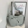 Bolsa de dumplings simple y casual transfronteriza de gran capacidad, adecuada para ir al trabajo, de un solo hombro o cruzada, moderna y versátil, mochila para estudiantes para clases
