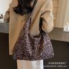 Bolso Tote Moda Retro Estampado Leopardo Estilo Coreano Moderno Casual Gran Capacidad Bandolera Cruzada Bolso de Mujer Nuevo Otoño 2026