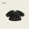 Ropa Infantil Otoño 2025 Nuevas Camisas y Tops de Moda para Niños y Niñas Otoño Coreano Mezclilla Suave Versátiles