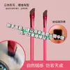 Nuevo cepillo para cejas cepillo para cejas salvaje cepillo de maquillaje rojo cuadrado solo biselado cepillo para cejas línea del cabello herramientas de belleza portátiles