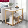 Mesa lateral para sofá con un toque de lujo ligero y alta gama, mueble auxiliar para sala de estar, mesa auxiliar, modelo nuevo 2025 simple y moderno, mesa para uso doméstico, mesita de café pequeña