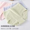Ropa Interior de Algodón Antibacteriana de Moda para Tallas Grandes, Cintura Alta, Control de Abdomen, para Madres de Mediana Edad y Mayores