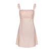 Lingerie Luxuosa e Casual com Decote em V Profundo, Push-Up e Acolchoada, Camisola Sexy Sem Costas em Seda Gelada, Conjunto para Casa 5262