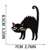 Dia Uivante Mão Fantasma Tema Halloween Tecido Bordado Adesivo Patch de Bruxa Feminina Morcego Gato de Terror Bordado Computador Stick