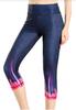 [Novo em 0421] ONE LOVE Sports Calça de Yoga Feminina Sete Pontos Respirável para Corrida Absorvente de Suor 7yoga-0021