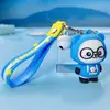 Figuritas de llavero de goma blanda de anime de dibujos animados, colgantes para mochila, accesorios para bolsos, pequeños adornos, al por mayor en stock para tiendas