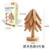 Posavasos de Madera Maciza con Forma de Árbol de Navidad, Esterilla Aislante Térmico con Forma de Árbol, Manteles Individuales con Acabado de Alta Gama, Adorno de Madera Estilo Ins, Mantel Creativo Anti-quemaduras