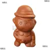 Accesorios para Ceremonia del Té Infantil: Juego de Té Cambia de Color con Rociador de Agua, Sapo Dorado de Arcilla Púrpura con Forma de Lichi, Figura de Mascota de Té que Orina