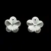 Pendente de Flor de Ameixa de Cristal de Furo Único 14mm para Colar DIY Contas de Vidro Contas Soltas Joias Acessórios para Artesanato em Roupas