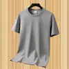 Comercio Exterior Cuello Redondo Estilo Coreano Moda de Verano para Hombre Sudadera Fina de Moda Nueva Camiseta de Manga Corta para Hombre