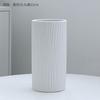 Jarrón Blanco Cerámico Estilo Nórdico Moderno Creativo Maceta Artesanías Arreglo Floral de Escritorio Adorno de Diámetro Grande