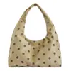 Bolso de Hombro con Lunares de Textura Simple Transfronterizo para Mujer 2026 Nuevo Bolso de Mano de Pana Versátil de Alta Gama