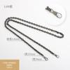 La Cadena Metálica para Bolso No Se Desvanece Fácilmente. Cadena Metálica para Bolso Se Puede Llevar en un Hombro o Cruzada. Bolso Versátil y Sencillo con Cadena Metálica