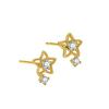 Brincos de piercing de orelha de prata esterlina S925 para uma semana, brincos femininos pequenos, elegantes e de alta qualidade para lavar as unhas dos ossos da orelha, brincos de celebridades da Internet sem dormir
