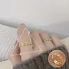Anillo Tejido Personalizado para Mujer, Moderno y Versátil, Anillo Abierto Geométrico de Múltiples Capas y Borde Ancho, Anillo Dulce y Fresco para el Dedo Índice