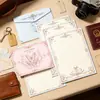 Set de papel de carta y sobres de mariposas vintage, estilo ins suave, para cartas de amor escritas a mano, confesiones de amistad, papel de carta de bendiciones