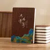 Cuaderno Tejido de Bambú Estilo Chino A5 Grueso Bloc de Notas de Negocios Creativo Tendencia Nacional Retro Corporativo Logo Personalizado