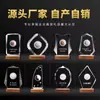 Trofeo de Cristal con Moneda de Plata Incrustada Medalla Conmemorativa de Plata Esterlina Moneda de Oro Oro Puro Listado Regalo de Aniversario Recuerdo de Jubilación