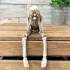 Nuevos Productos Transfronterizos, No Mires, No Escuches, No Hables, Soporte de Hueso, Decoración de Calavera, Adornos de Resina, Decoración Moderna Simple