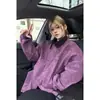 Chaqueta casual de estilo americano tie-dye de moda transfronteriza para hombre, chaqueta corta de cuero de otoño con cuello vuelto, abrigo versátil de workwear de alta calle