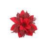 Novas decorações de Natal rosa dourado flor de vime guirlanda porta e janela fábrica de flores de Natal atacado