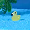 Flamingo Luminoso Fofo Resina Pequenos Enfeites Micro Paisagismo Suculentas Plantas em Vasos DIY Acessórios de Decoração Novidades Transfronteiriças