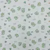 Fabricante Mayorista de Telas Venta Directa Crepé de Doble Capa de Algodón Puro Baberos para Bebé Estampados Tela de Algodón Puro para Hacer Pijamas
