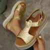Sandalias Cómodas de Plataforma Abiertas para Mujer, Moda Transfronteriza, Estilo Europeo y Americano, Sandalias Versátiles de Suela Gruesa de Moda 2026