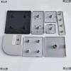 Placa de cubierta de aluminio estándar europeo tapa de extremo tapón de plástico de nylon 20 30 4040 5050 4080 30606060