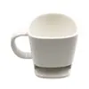 Taza de cerámica creativa cuadrada para galletas, logo de desayuno, taza de leche, comercio exterior, Europa y Estados Unidos, regalo de Papá Noel