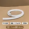Tira de Borde Suave de PVC Autoadhesivo Pu Estilo Francés para Decoración de Puertas con Arco Curvo Borde de Pared de Fondo Estilo Europeo Línea de Yeso