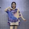 Camiseta Guofeng de Algodón y Lino Seda de Hielo con Hot Drilling para Mujer Verano 2024 Nueva Llegada talla grande Calado Estampado Suelto Adelgazante