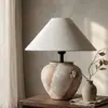 Lâmpada de Mesa Cerâmica Estilo Silencioso Modelo Quarto Hotel Casa de Hóspedes Designer Antigo Quarto de Dormir Mesa de Cabeceira Enfeites Decorativos