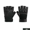 Guantes Tácticos para Hombres y Mujeres, Resistentes al Desgaste, Antideslizantes, de Cáscara Dura para Exteriores, Medio Dedo, Protectores, Deportivos, para Entrenamiento, Fans Militares de Exterior, Guantes para Ciclismo