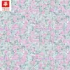 Tecido 100% algodão 40S estampado com pequenas estampas florais, adequado para vestidos femininos e infantis, camisas e artesanato DIY, disponível em estoque
