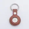 Llavero Personalizado Dispositivo Anti-Pérdida de Posicionamiento y Rastreo Todo Incluido Hecho de Material PU, Estuche de Cuero Localizador Impermeable Adecuado para Airtag