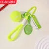 Bolso MIU, cordón colgante, llavero, colgante, serie deportiva de tenis, accesorio colgante de cuerda tejida de alto sentido