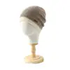 Nuevo Gorro de Lana Otoño e Invierno para Mujer, Engrosado, Protección contra el Frío, Cálido, Tejido de Cachemir, Moda, Protección para las Orejas, Gorro Holgado Versátil, Beige