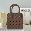 Bolsas Transfronterizas 2025 Nuevo Bolso Cuadrado Pequeño Impermeable de Playa Acolchado Bolsa de Agujeros Eva Bolso de Mano Bolso Tote Lujo Ligero