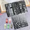 Suministro Transfronterizo de Juegos de Placas de Estampado para Uñas, Plantillas DIY de Transferencia para Uñas, Venta al por Mayor de Fabricantes