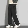 Nuevos Pantalones Deportivos de Estilo Transfronterizo, Frescos, con Caída, de Secado Rápido para Hombre, de Pierna Ancha, Holgados y Modernos, de Pierna Recta, Finos y Largos