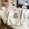 Suéter Pulóver Redondo Estilo Coreano para Niñas con Dibujos Animados Suéter Casual Lindo para Bebé Niña Otoño e Invierno Suéter Tejido Ropa de Otoño