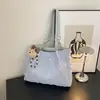 Bolsa Tote Transfronteiriça 2026 Nova e Fofa para Mulheres, Simples e Única, Bolsa de Ombro de Grande Capacidade para o Dia a Dia, Bolsa de Mão Versátil
