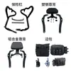 Adecuado para Benda Greystone 250 Protector de Motor, Parachoques Anti-Caída CVT Automático, Respaldo Plegable, Portaequipajes Trasero, Bolsa Lateral