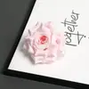 10cm Cabeça de Flor Rosa de Canto com Diamante Sintético Flor Artificial Cascata Arranjo de Flores de Casamento Corsage Decorativo Acessórios Florais DIY para Bolo